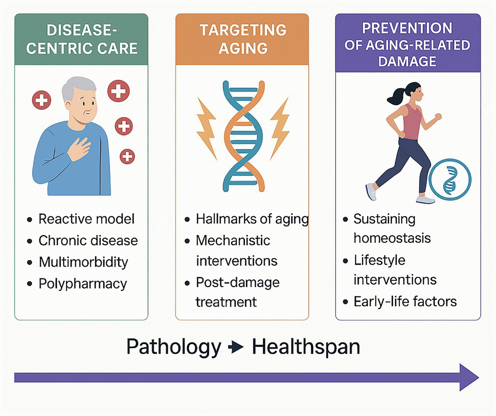 Shifting healthcare paradigms from disease management to proactive healthspan extension.